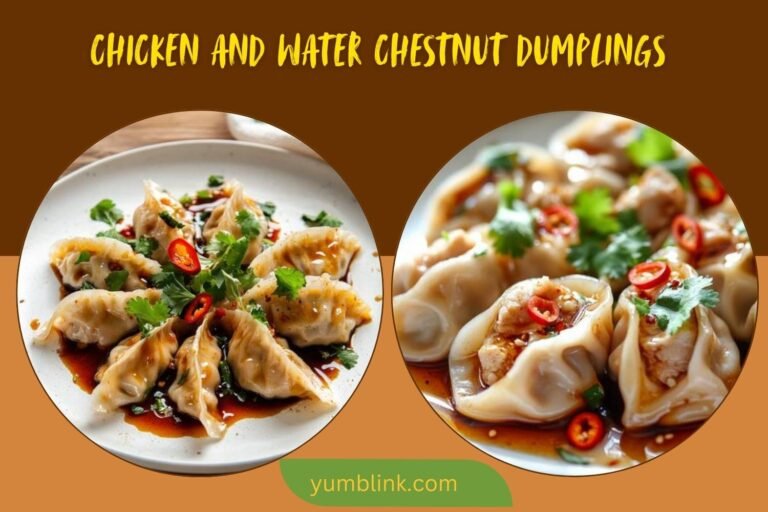 chicken and water chestnut dumplings