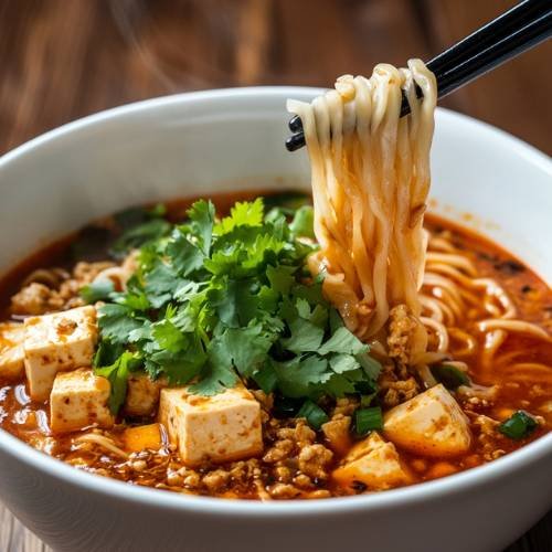 Chicken Mapo Tofu Ramyun