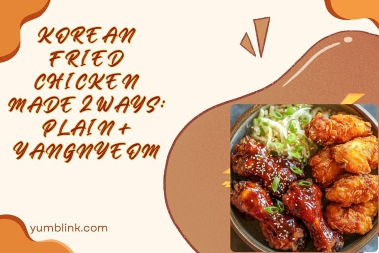 korean fried chicken made 2 ways_ plain + yangnyeom