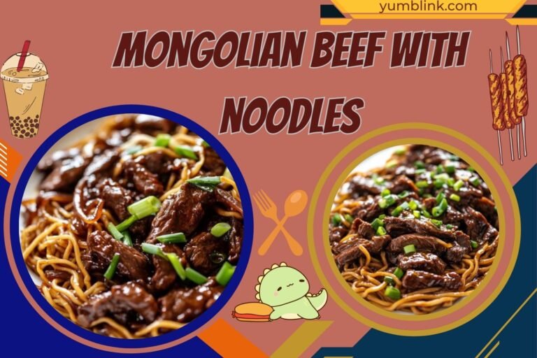 mongolian beef with noodles