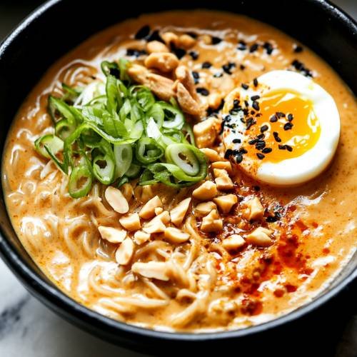 One-Pot Quick Miso Peanut Butter Noods
