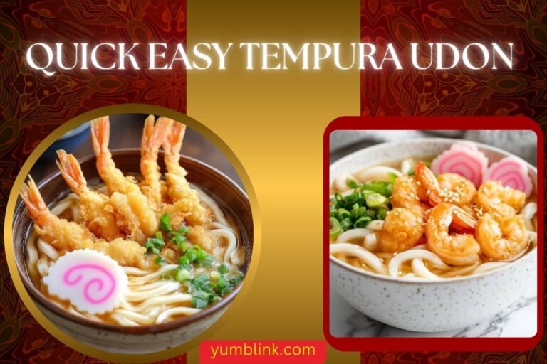 quick easy tempura udon