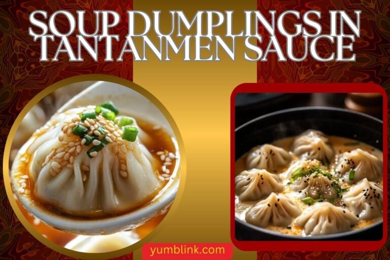 soup dumplings in tantanmen sauce