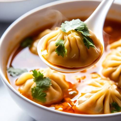 Soup Dumplings In Tom Yum Inspired Sauce