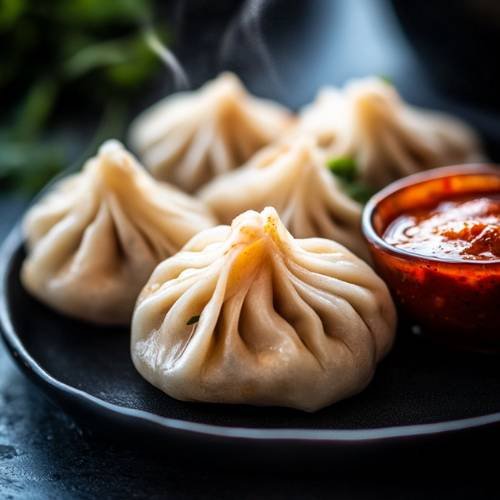 Spiced Prawn Momo