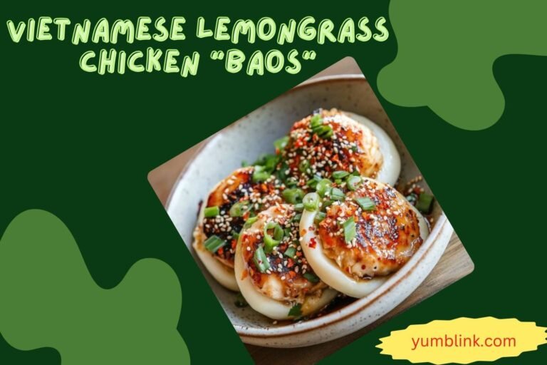 vietnamese lemongrass chicken “baos”