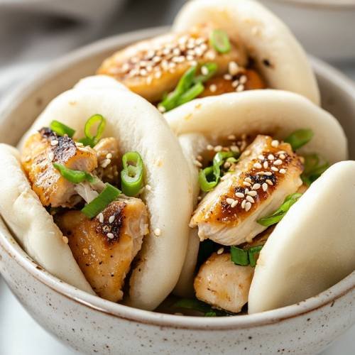 Vietnamese Lemongrass Chicken “Baos”