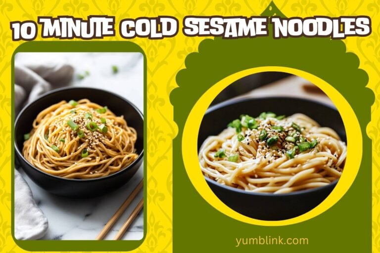 10 minute cold sesame noodles