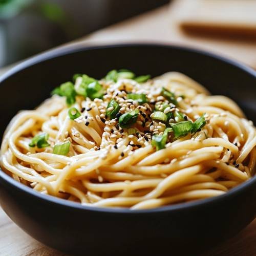 10 Minute Cold Sesame Noodles