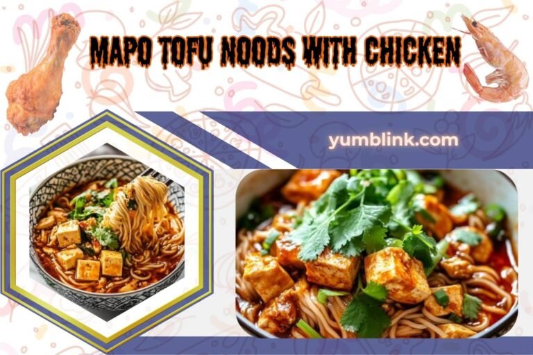 mapo tofu noods with chicken