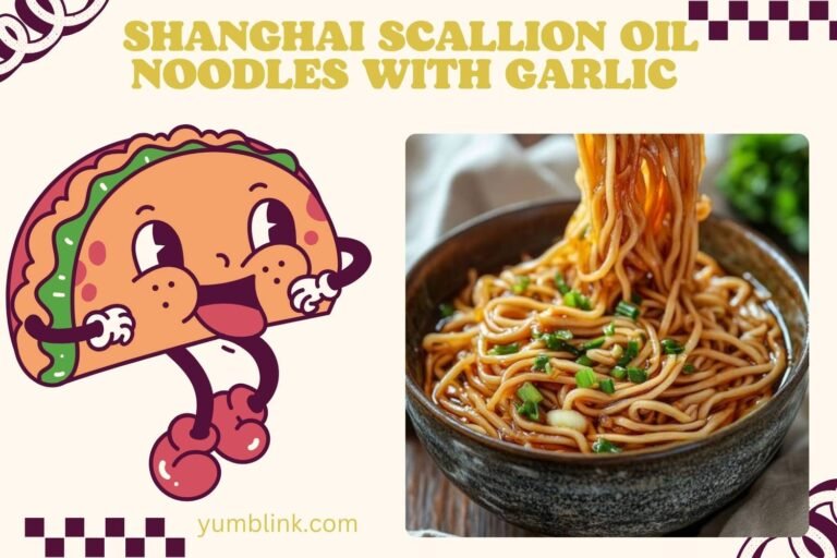 shanghai scallion oil noodles with garlic