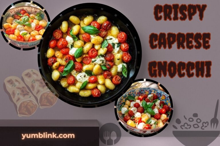 crispy caprese gnocchi