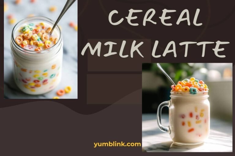 cereal milk latte