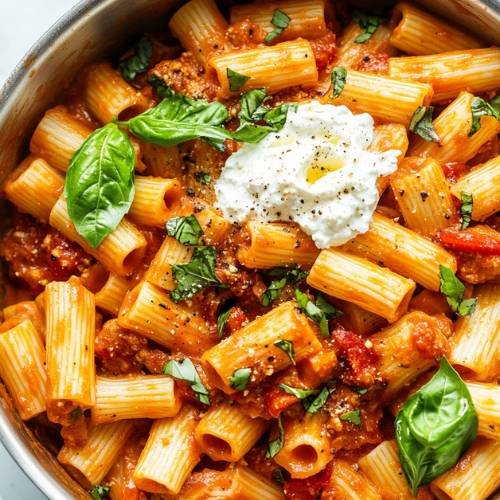 Chili Crisp Pasta Salad