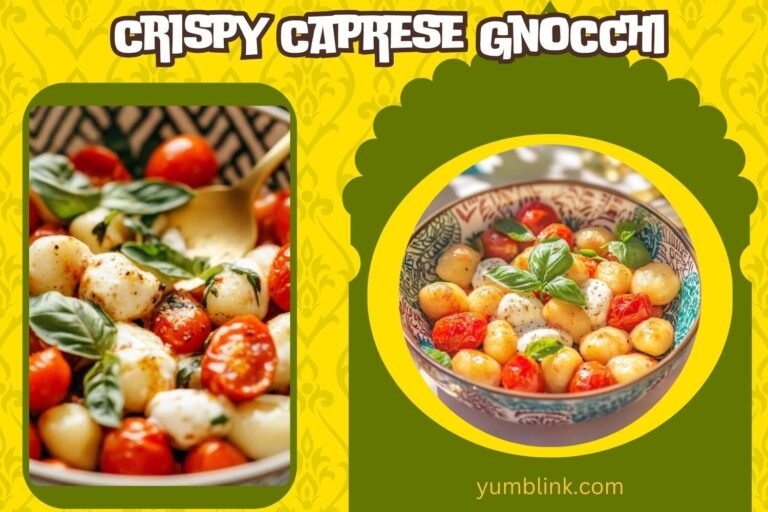 crispy caprese gnocchi