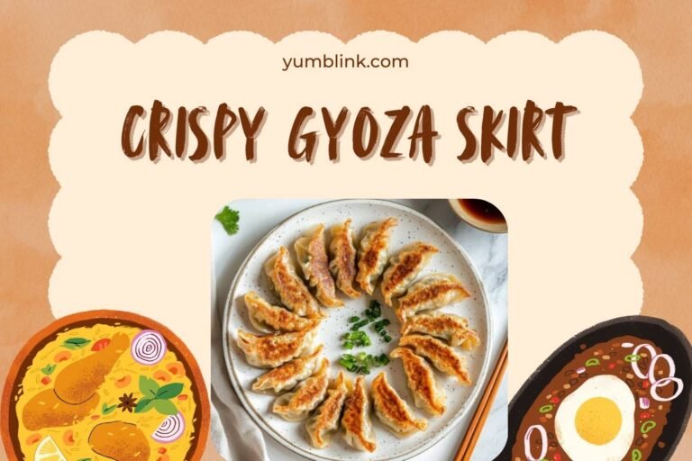 crispy gyoza skirt