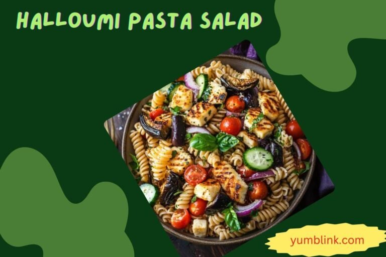 halloumi pasta salad