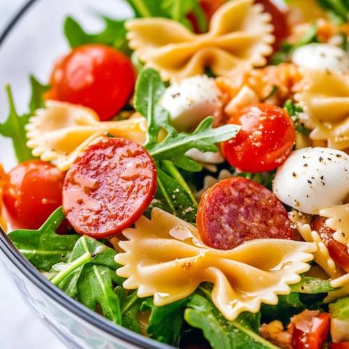 Hot Honey Pasta Salad