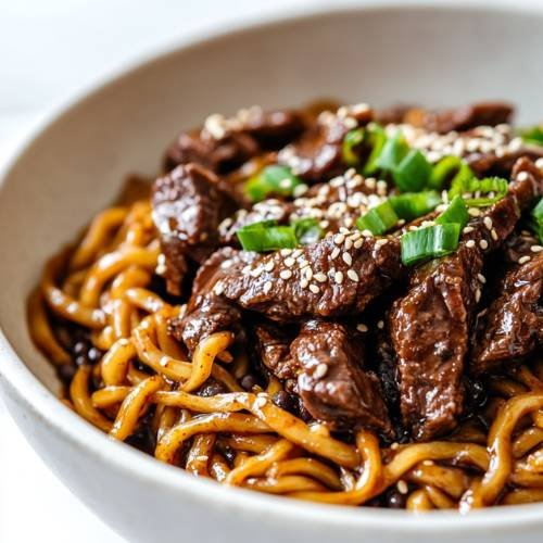 Jjapaguri With Steak