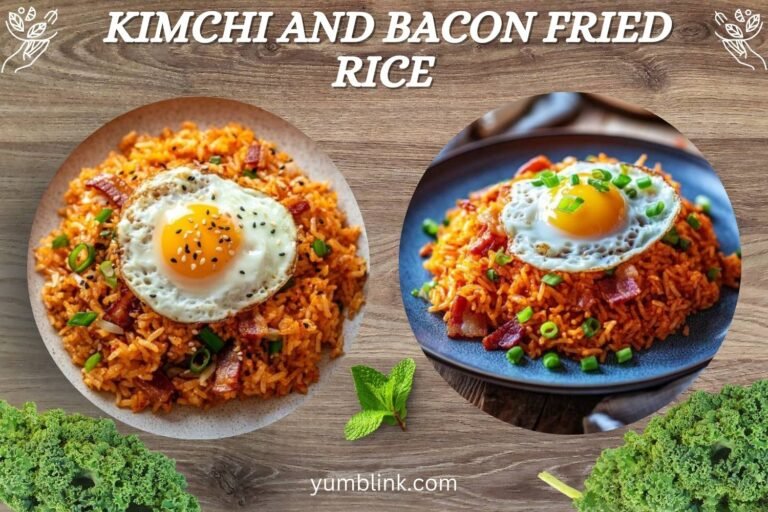 kimchi and bacon fried rice