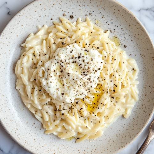 One Pot Cacio E Pepe Orzo
