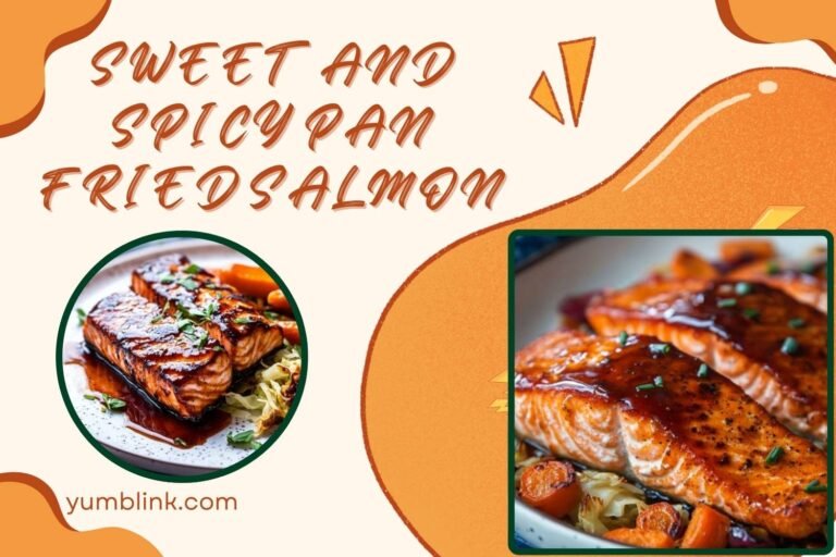 sweet and spicy pan fried salmon