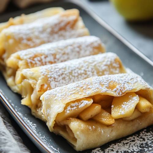 Apple Pie Tortilla Rolls