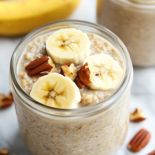 Banana Bread Overnight Oats