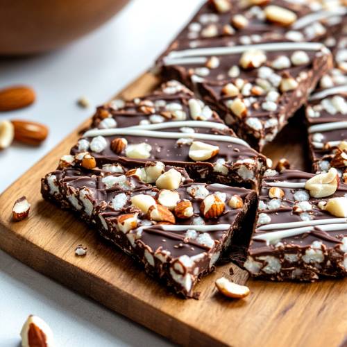Chocolate Rice Cake Bark