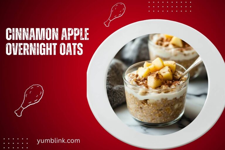cinnamon apple overnight oats