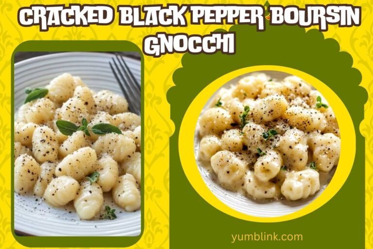 cracked black pepper boursin gnocchi