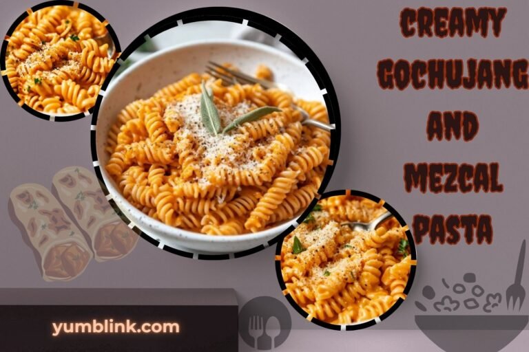 creamy gochujang and mezcal pasta