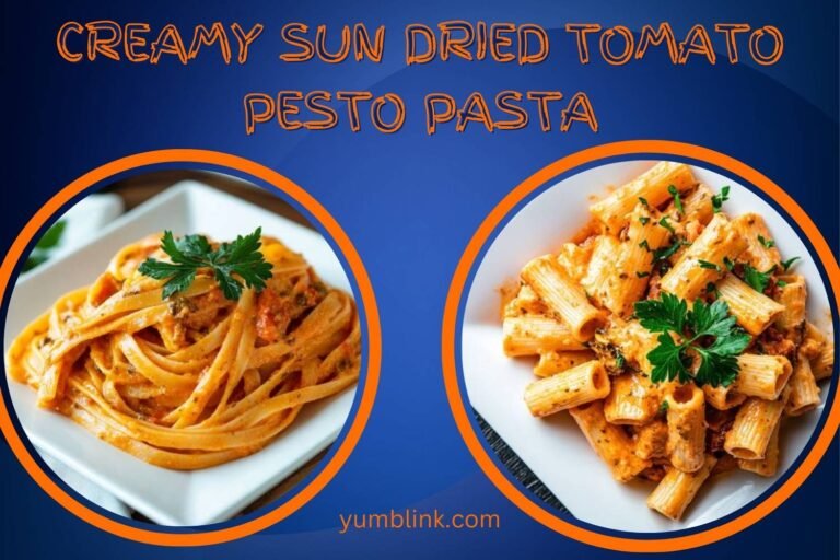 creamy sun dried tomato pesto pasta
