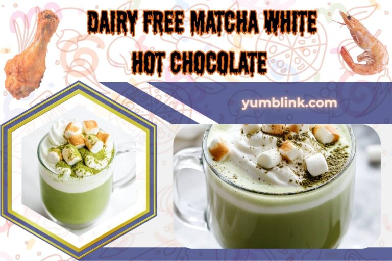dairy free matcha white hot chocolate