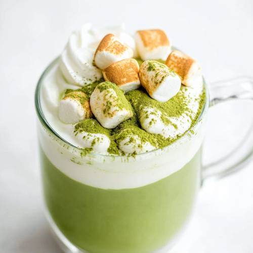 Dairy Free Matcha White Hot Chocolate