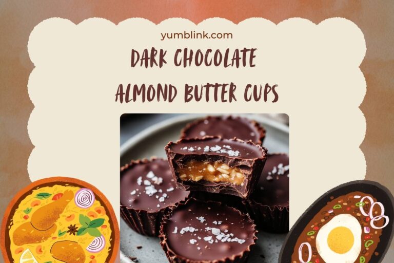 dark chocolate almond butter cups
