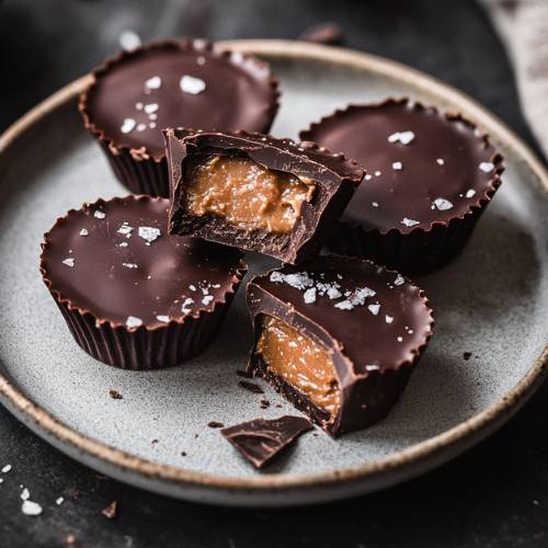 Dark Chocolate Almond Butter Cups