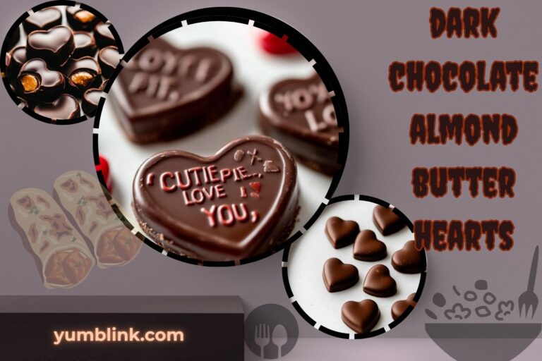 dark chocolate almond butter hearts
