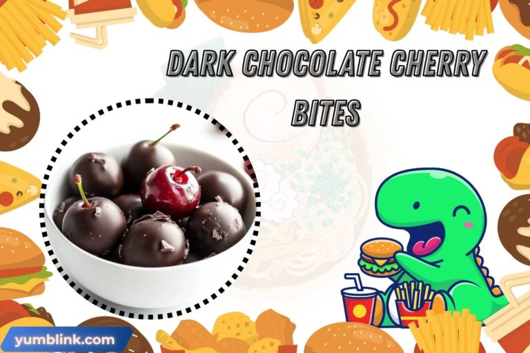 dark chocolate cherry bites