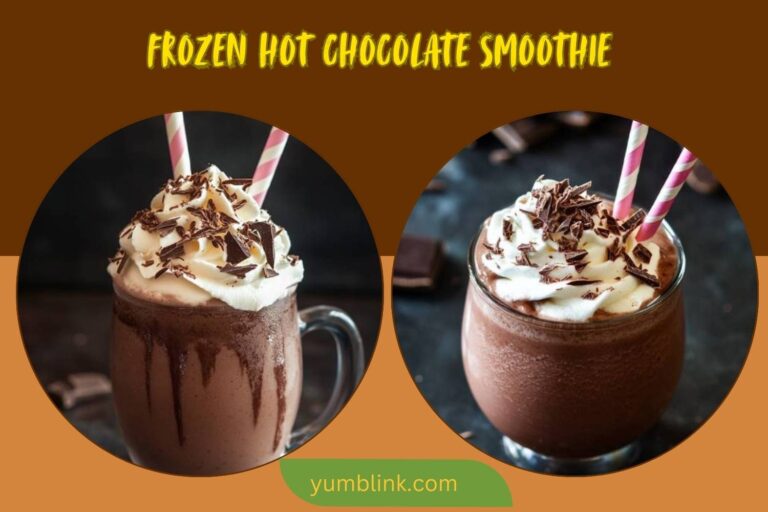 frozen hot chocolate smoothie