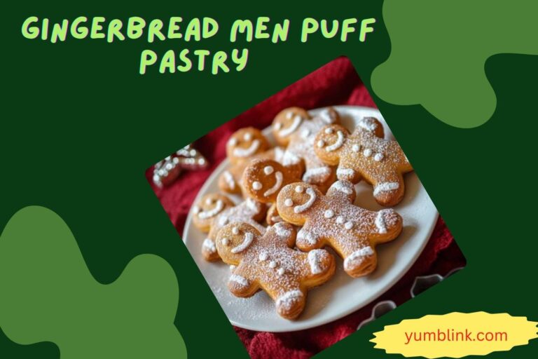 gingerbread men puff pastry
