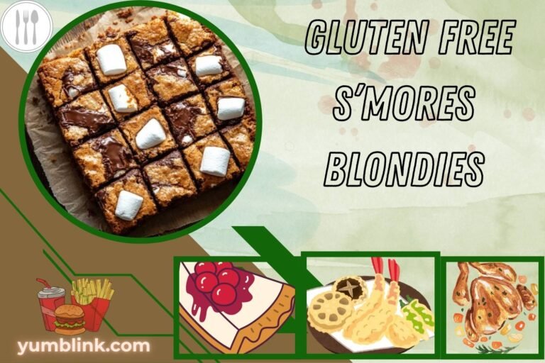 gluten free s’mores blondies