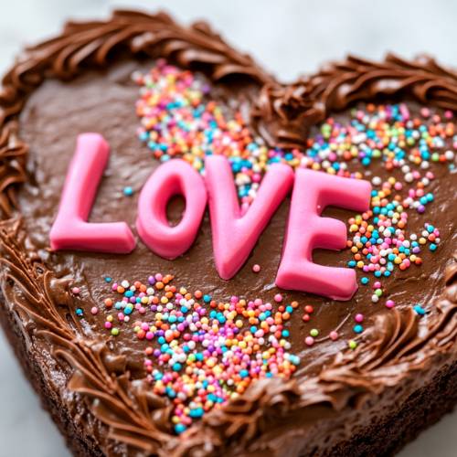 Heart Shaped Chocolate Cakes