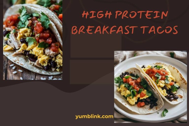 high protein breakfast tacos