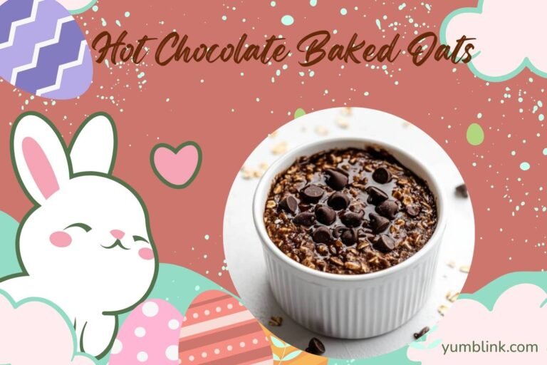 hot chocolate baked oats