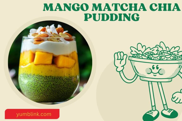mango matcha chia pudding