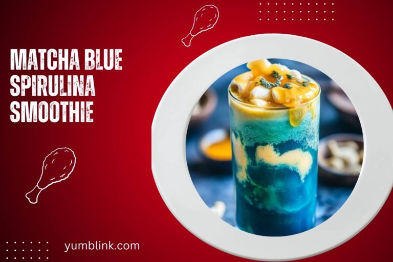 matcha blue spirulina smoothie