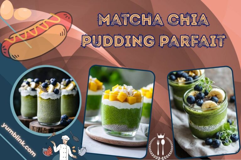 matcha chia pudding parfait