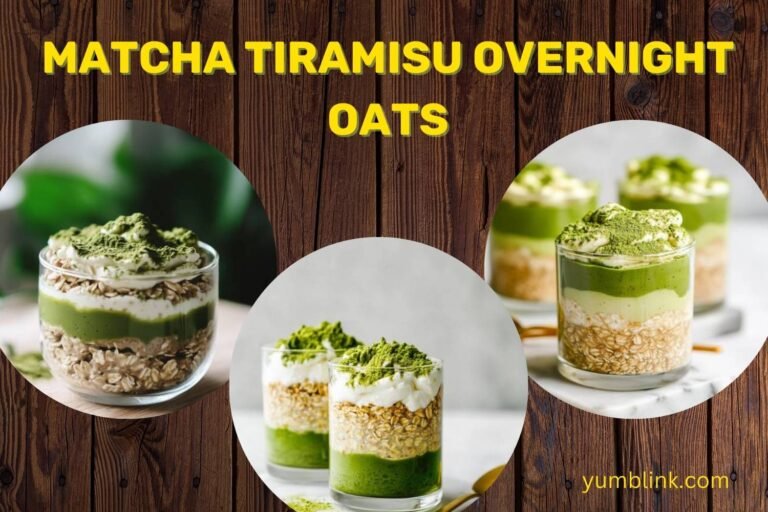 matcha tiramisu overnight oats