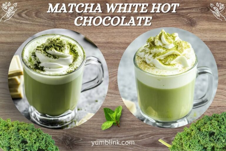 matcha white hot chocolate